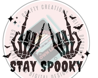 Stay Spooky Bats Car Decal, Halloween Goth Witchy Decal