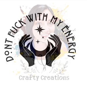 Don't Fuck With My Energy Decal, Witchy Pagan Car Decal