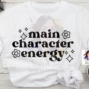 Personagem principal Energy SVG, Self Love SVG, Bad bitch Energy, Svg, arquivo de corte de silhueta, Cricut Svg, SVG Digital Download