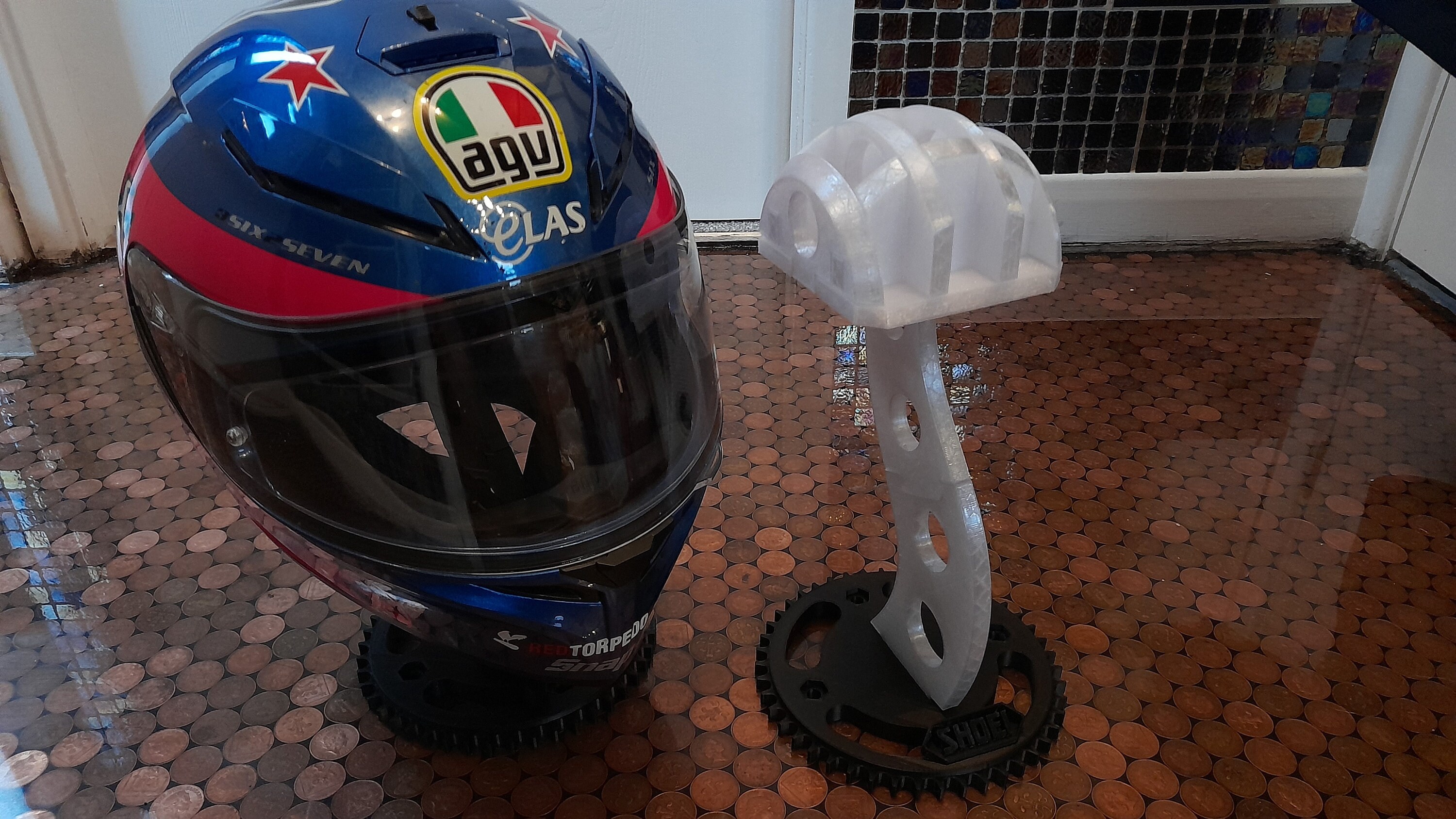 Tabletop/desktop/shelf Motorcycle Motorbike Helmet Stand with Etsy