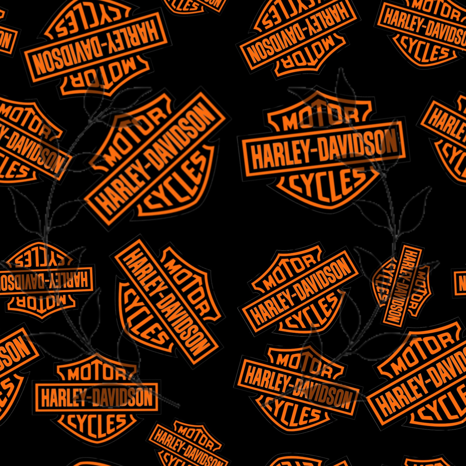 Harley Davidson seamless design Etsy