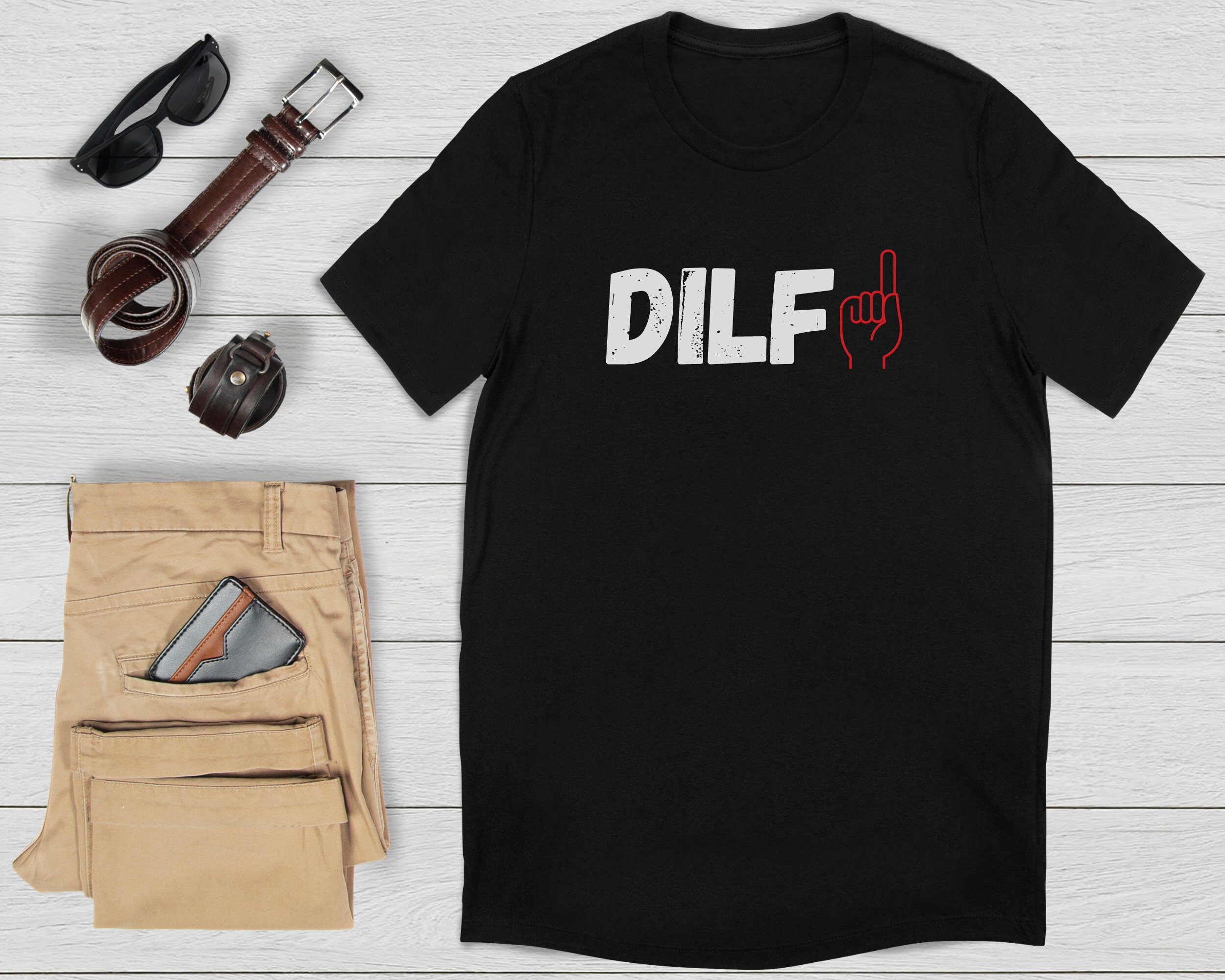 DILF funny Tshirt humor gift Tee Gifts for dads funny dad Etsy