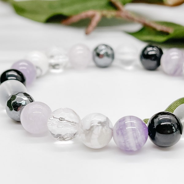 Pain Relief Bracelet, Healing Crystal Bracelet, Multi Stone Bracelet, in Canada, Beaded Gemstone Chakra Bracelet, Natural Stone Bracelet