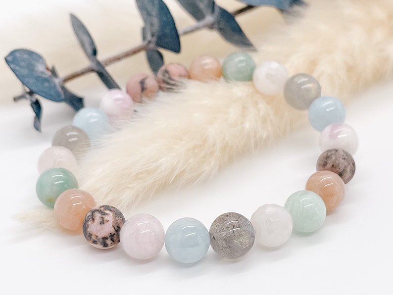 Anxiety Relief Bracelet Healing Crystal Bracelet Multi Stone Etsy