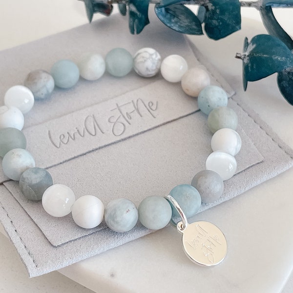 Healing Crystal Bracelet ~ Cleansing, Protection, Calm, Patience, Confidence~ Beaded Gemstone Bracelet ~ Natural Multi Stone ~ Canada Gifts