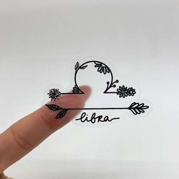 Libra Sticker - Etsy