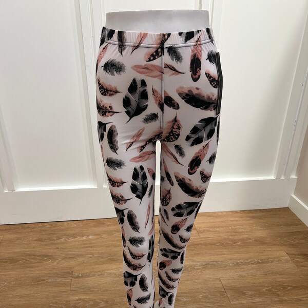 Feather Leggings Etsy