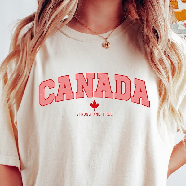 Canadian Strong And Free Shirt, Canadian Shirt, Canadian Shirt , Canadian Tshirt , Canada Day Shirt , Canadian ,Canada Tee , Canada Gift