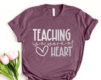 Teacher Is A Work Of Heart, Teacher shirt, This Teacher Earned All Of This Summer Break, #SurvivedPandemicTeaching,Global Pandemic