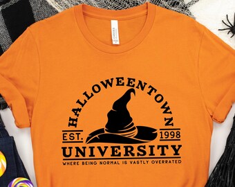 Halloween University Est 1998 Shirt, Halloween Boo, Halloween Black Cat Pumpkin Spooky Season, Sanderson Sister Shirt, Funny Halloween Shirt