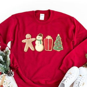 Gingerbread Cookies Sweatshirt, Christmas Shirt, Christmas Sweater, Xmas Shirt, Christmas Gift, Christmas Matching Sweatshirt, Family Shirt