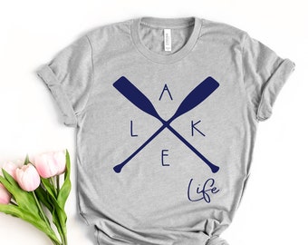 Lake Life Shirt, Lake Shirt, Gift for Travel Lover, Gift for Adventurer, Vacation Shirts, Gift for Her, Camper Shirt, Lake Vibes,On The Lake