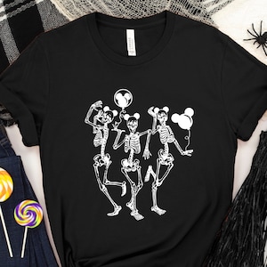 Dancing Skeleton Halloween Shirt, Halloween Boo, Halloween Black Cat Pumpkin Spooky Season, Sanderson Sister Shirt, Funny Halloween Shirt