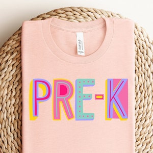 Pre-K Rainbow Shirt, Pre-K Squad Shirt, Pre-K Squad Shirt, Pre-K Grade Shirt, Pre-K Grade Shirt, Pre-K Grade Is Groovy Tee