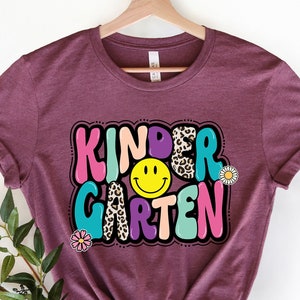 Kinder Garten Shirt, Kindergarten Teacher Shirt, Back to School Gift,Kindergarten Team T-Shirt, Teacher Appreciation Shirt,Kindergarten Crew