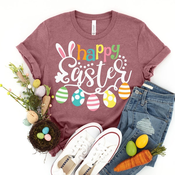 Happy Easter, Chillin With My Peeps, Hip Hop Happy Easter Shirt, Gnomes Easter Shirt, Bunny With Glasses Shirt, Kids Easter Shirt,Easter Tee