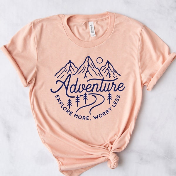 Adventure Awaits Shirt , Travel Shirts, Camping, Camping Shirt, Travel Lover Shirt, Adventure Shirt, Adventure Buddies, Hiking Shirt, Camp
