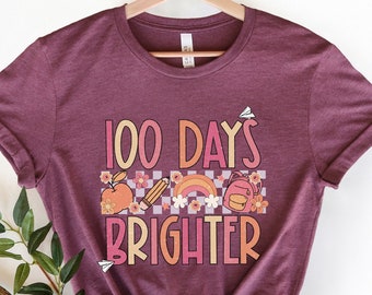 100 Days of School Shirt, 100 Day Shirt, 100th Day Of School Celebration, Student Shirt,Back to School Shirt, Gift For Teacher