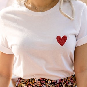 Pocket Size Heart Shirt, Cute Valentines Day Shirt, Heart Shirt, Cute Heart Shirt Unisex, Valentines shirt, Cute Valentines Outfit Tee