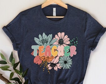 Floral Teacher Shirt, School's Out For Summer, This Teacher Earned All Of This Summer Break, Teacher Life, Pandemic Teacher Shirt