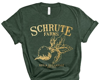 Schrute Farms Shirt, The Office, Schrute Farms, Bed and Breakfast Shirt,Christmas Gift Shirt, est 1812, Michael Scott, Dwight Schrute