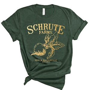 Schrute Farms Shirt, The Office, Schrute Farms, Bed and Breakfast Shirt,Christmas Gift Shirt, est 1812, Michael Scott, Dwight Schrute