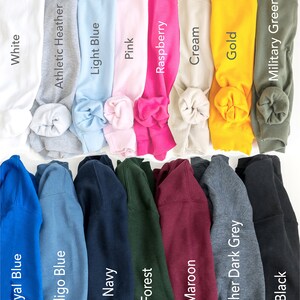 May include: A range of sweatshirt colours, including white, athletic heather, light blue, pink, raspberry, cream, gold, military green, royal blue, indigo blue, navy, forest, maroon, heather dark grey, and black.