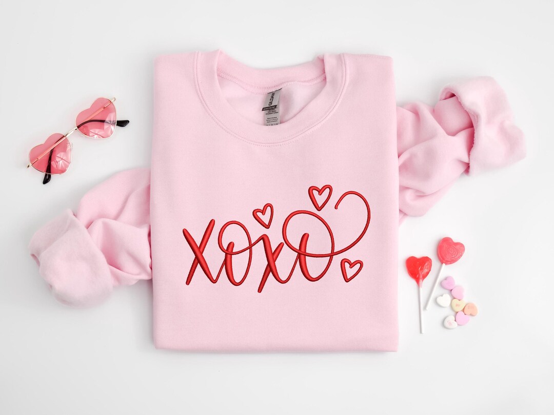 Valentine XOXO Embroidered Tee main image 0