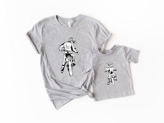 Father and Son Biker, Like Father Like Son, Biker Dad Shirt, Biker Son Shirt, Father Son Partners, Dad And Kid Shirt, Father’s Day Gift