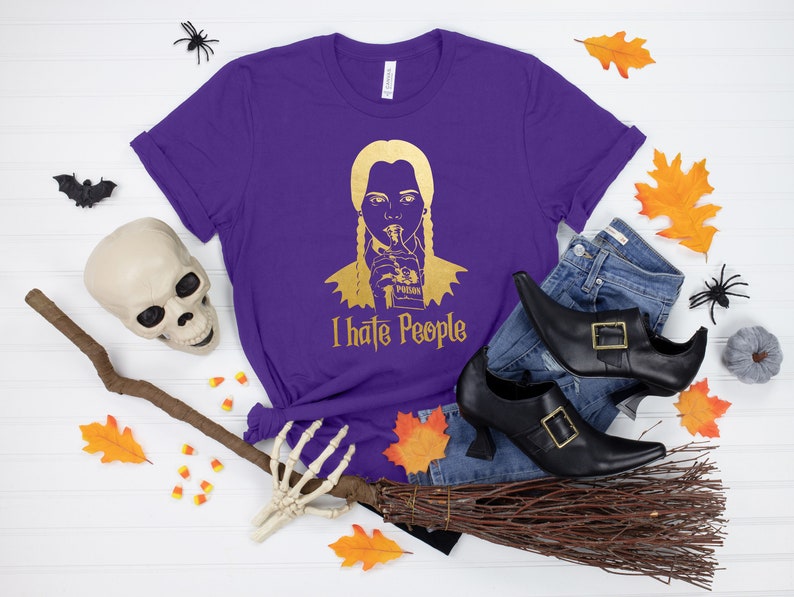 I Hate People Shirt, I Hate Everything Shirt, Poison, Halloween Poison Shirt, Sanderson Sisters, Hocus Shirt, Fall, Come We Fly Halloween image 3