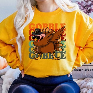 Gobble Shirt, Funny Cute Turkey Face, Cute Shirt,gobble Gobble Til You