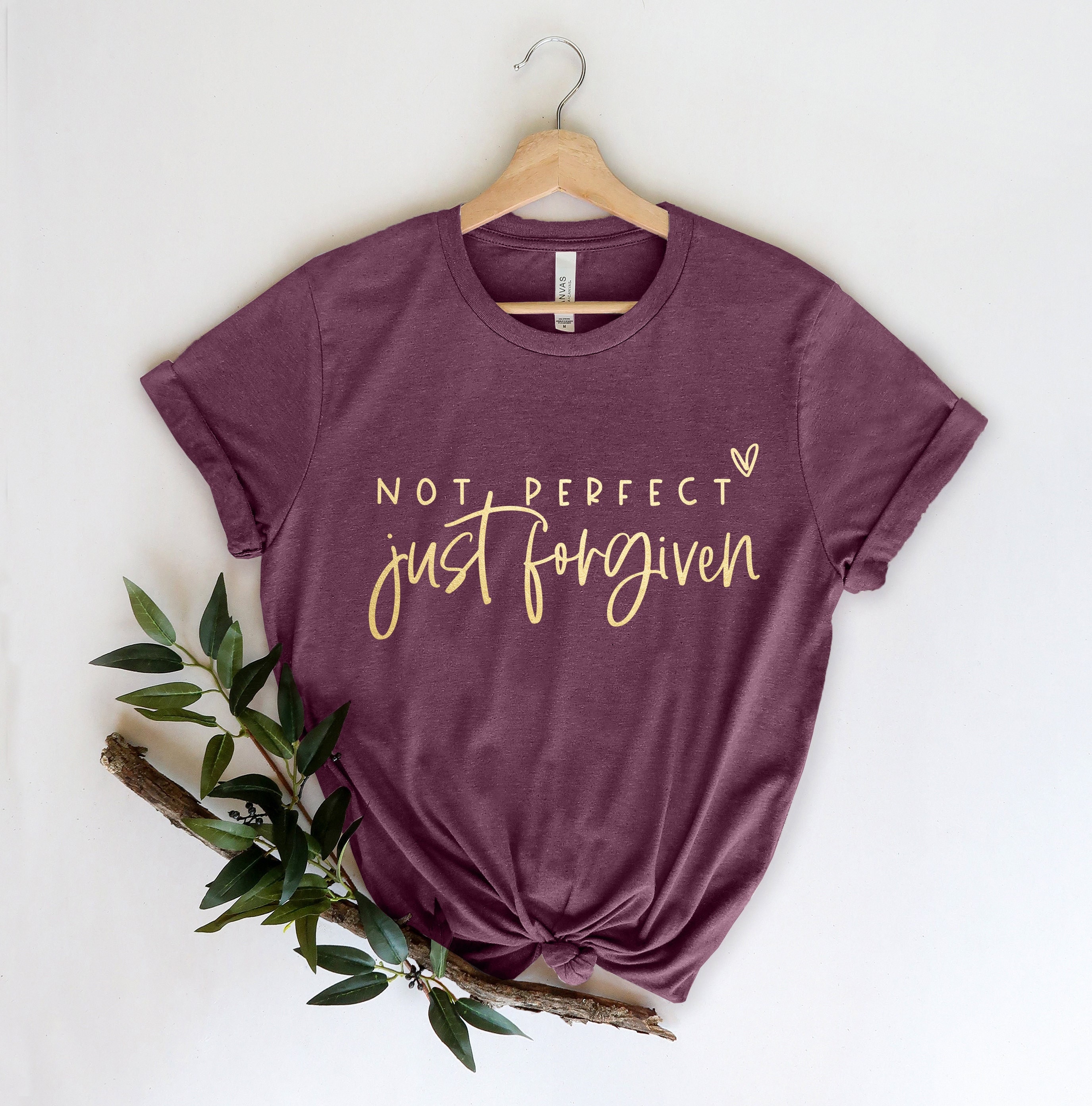 Not Perfect Just Forgiven Shirt, Christian Shirt, Religious Gifts Shirt