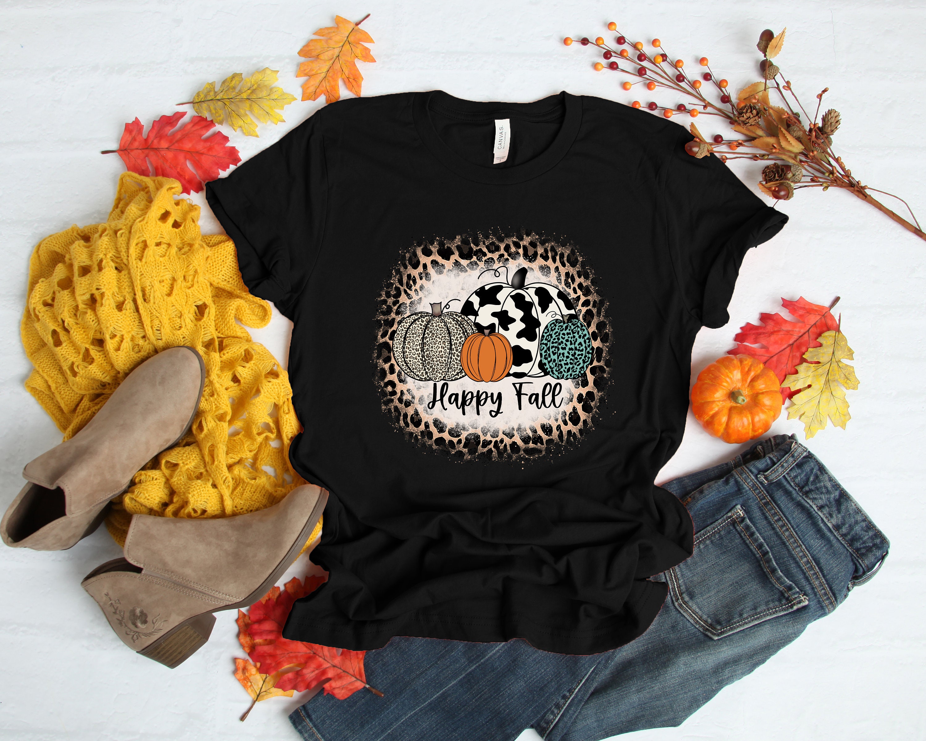Happy Fall Shirt, Pumpkin Shirt, Love Fall Y'all Shirt, Hello Pumpkin ...