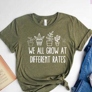 We All Grow At Different Rates Teacher Shirt Special Education | Etsy
