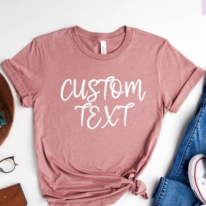 Custom Shirt Custom Shirts Personalized T-shirt Custom - Etsy