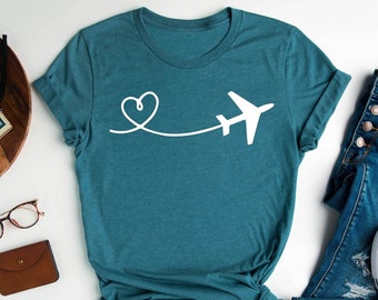 Airplane Mode Shirt, Airplane Shirt, Airplane Heart Shirt, Travel Shirt, Vacation Shirt, Vacay Mode, Plane Lover Shirt, Travel Lover Shirt