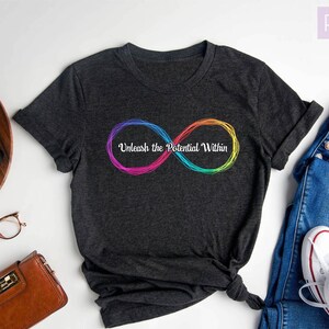 Autism Acceptance Shirt: Neurodiversity Infinity Symbol Tee