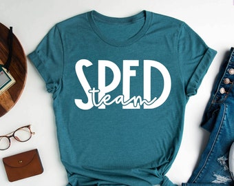 Special Education Teacher Shirts, Special Education Shirt, Sped Squad, Sped Teacher Shirt, Special Education Gifts, Sped Team, Sped Crew