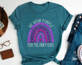Purple Up For Military Kids Shirt: Military Child Awareness