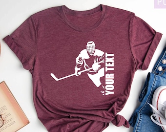 Custom Hockey Shirt: Personalized Hockey Mom/Dad Gift