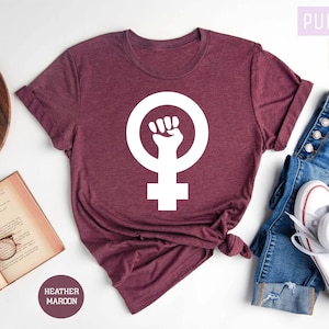 Female Symbol Shirt, Feminist Movement, Feminism Art, Gifts for Her, Woman Fist T Shirt, Killjoy TShirt, Womens Rights Tee, Intersectional
