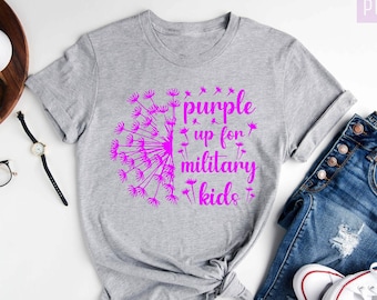 Purple Up For Military Kids Shirt - Military Child Month