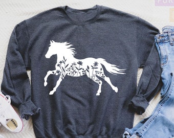 custom horse sweatshirts