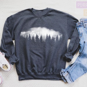 Forest Sweatshirt, Tree Sweatshirt, Camping Sweatshirts For Women, Hiking Sweatshirt, Camping Hoodie,Gift For Camper,Camp Lover,Nature Shirt