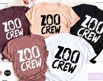 Zoo Crew T-Shirt: Animal Lover Safari Family Trip Shirt