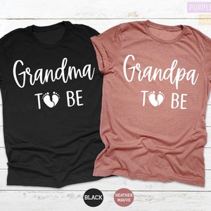 Pregnancy Reveal, Grandma to Be, Grandpa to Be, Promoted to Grandpa Shirt, Grandma Shirt, Promoted to Grandma Shirt