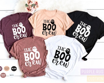 The Boo Crew Custom Halloween T-Shirt, Group Halloween Shirt, Funny Halloween T-Shirt, Halloween T-Shirt, Halloween Party Shirt