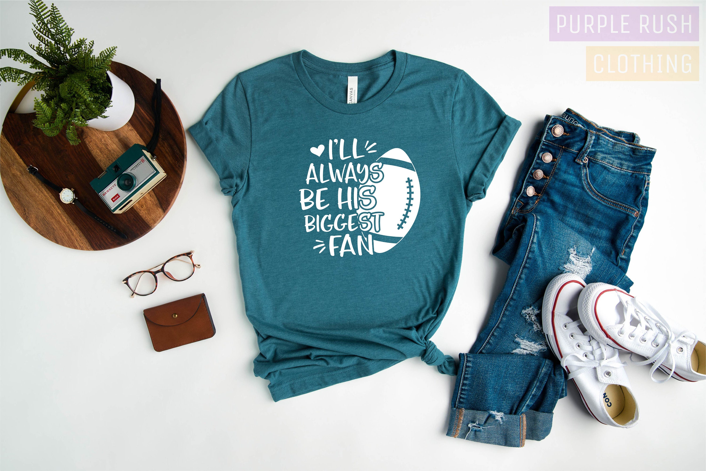 I'll Always Be Your Biggest Fan Football Shirts Football Etsy