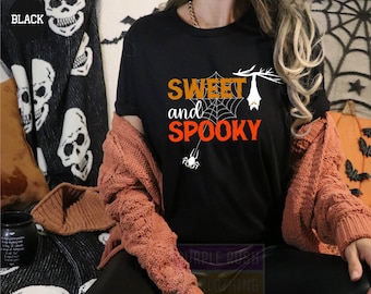 Sweet And Spooky Shirt, Spooky Season Shirt, Spooky Shirt, Spooky Vibes Shirt, Halloween Shirt, Boo Shirt, Halloween Gifts, Halloween Party