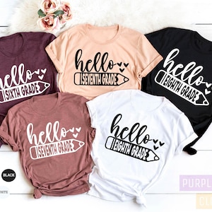 Hello Grade T-Shirt: Back To School Teacher Tee